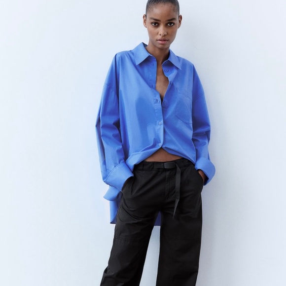 Zara Technical Pants - Black - Picture 1 of 2